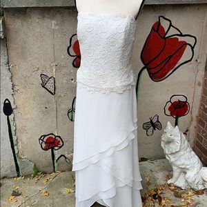 Lace and Beaded Wedding Dress